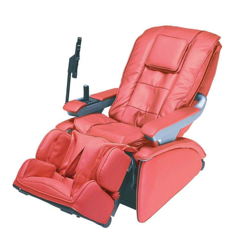 स्थिर - परिवार इनाडा रोबोस्टिक एचसीपी-डी 6 डी मालिश कुर्सी लाल फॉक्स चमड़े की मालिश कुर्सी की दुनिया